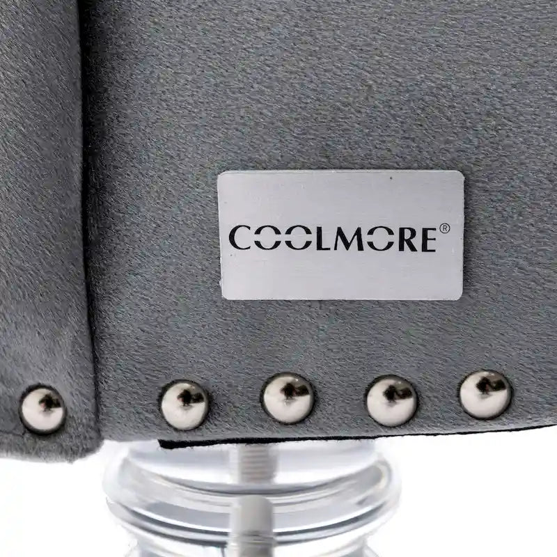 Fauteuil inclinable en velours avec coussins capitonnés