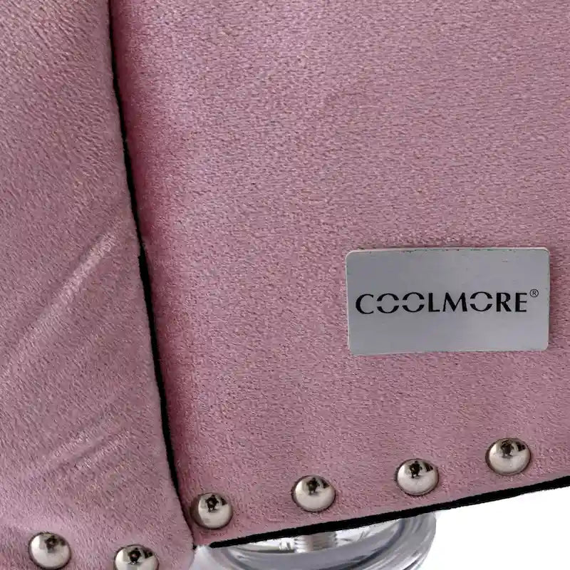 Fauteuil inclinable en velours avec coussins capitonnés