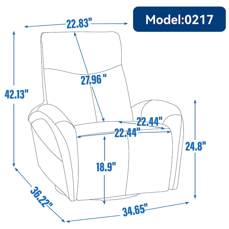 Fauteuil inclinable électrique rotatif et à bascule