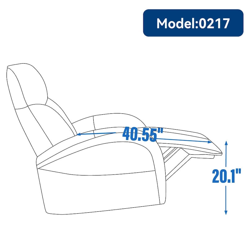 Fauteuil inclinable électrique rotatif et à bascule
