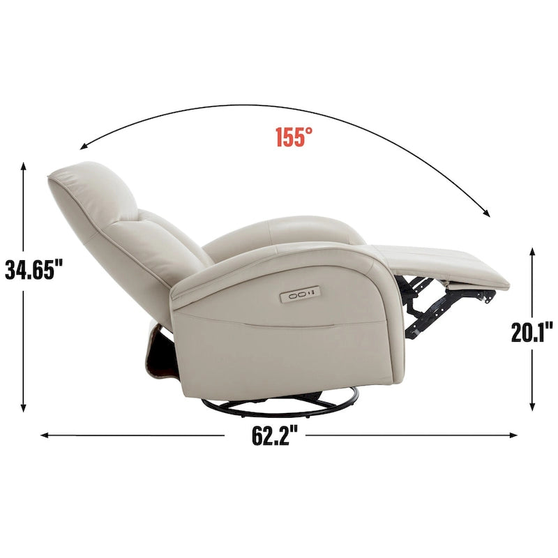 Fauteuil inclinable électrique rotatif et à bascule