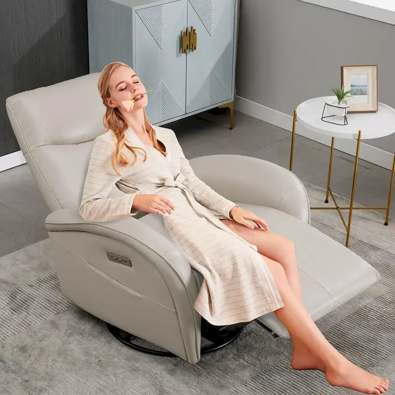 Fauteuil inclinable électrique rotatif et à bascule