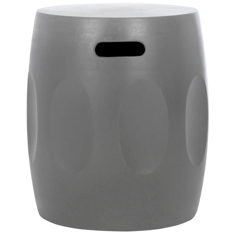 Table d'appoint en béton pour intérieur/extérieur — Gris foncé