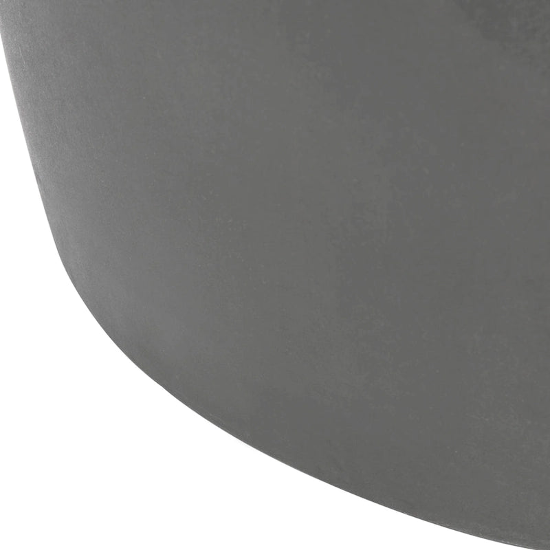 Table d'appoint en béton pour intérieur/extérieur — Gris foncé
