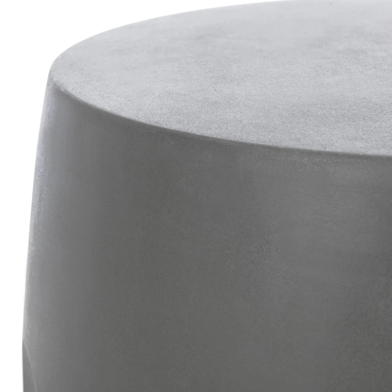 Table d'appoint en béton pour intérieur/extérieur — Gris foncé