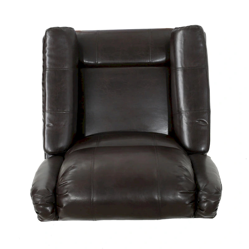 Chaise longue pivotante en tissu avec dossier réglable manuellement
