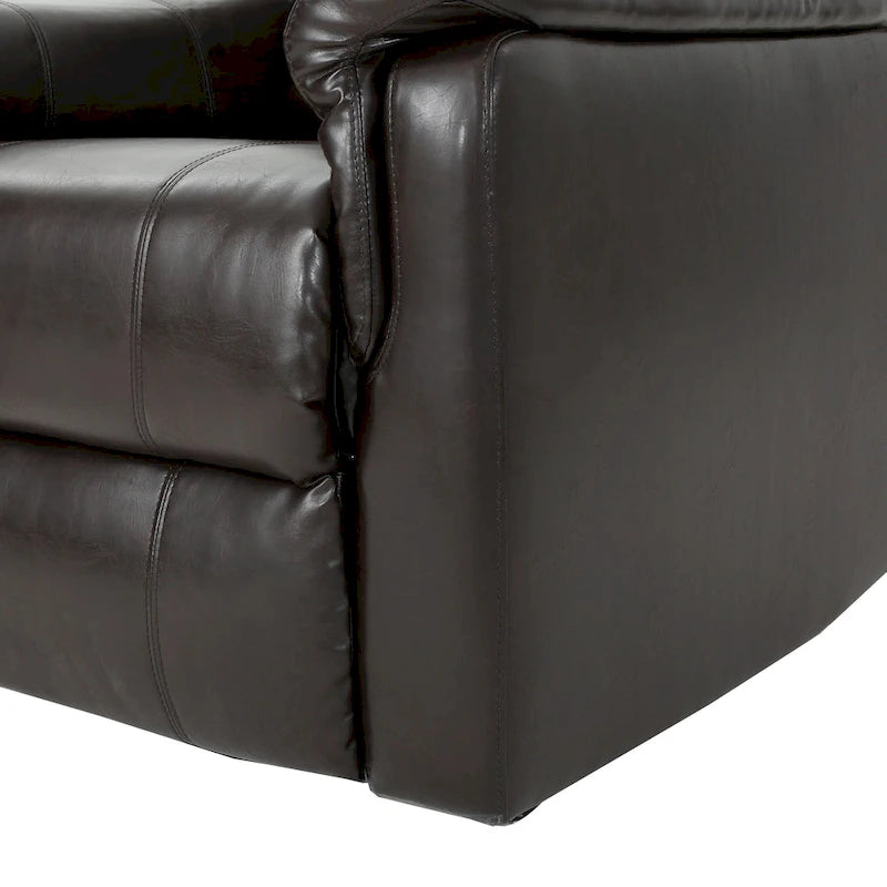 Chaise longue pivotante en tissu avec dossier réglable manuellement