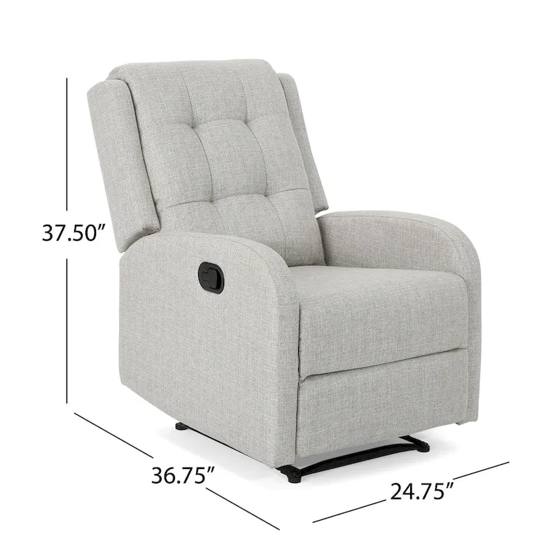 Fauteuil inclinable manuel standard de 24,75 pouces de large