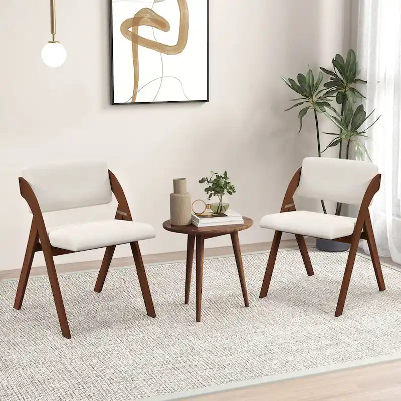 Chaise de salle à manger, chaise de cuisine pliante, pieds de chaise en hévéa