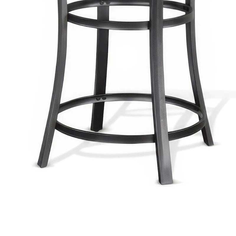 Table de bar, ronde, 36 pouces, couleur acajou foncé