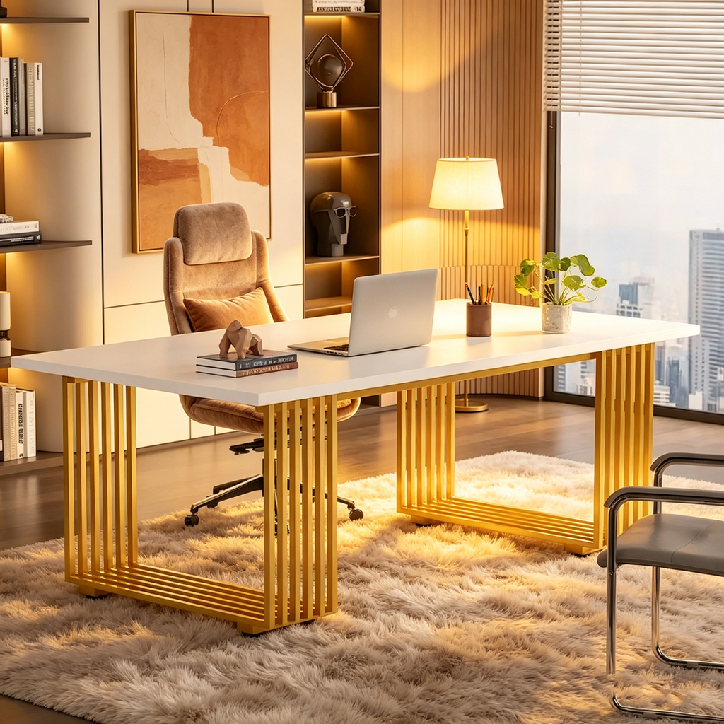 70,9 Table de bureau moderne, Bureau d'ordinateur de direction