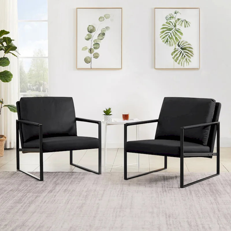 Fauteuil d'appoint en similicuir