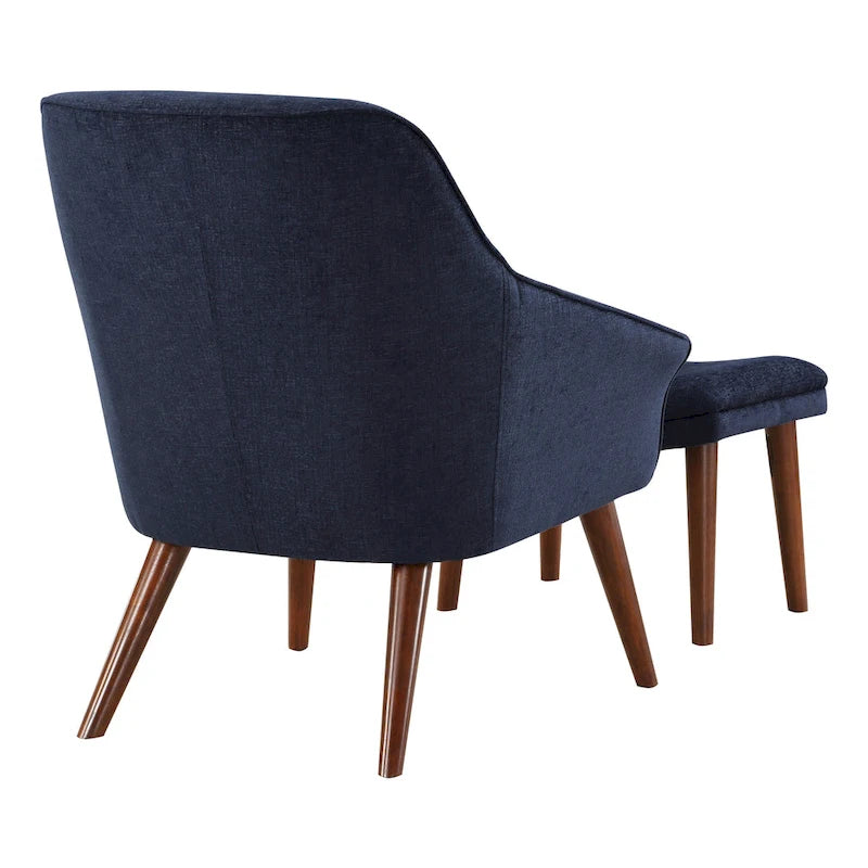 Fauteuil et repose-pieds
