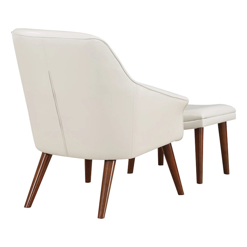 Fauteuil et repose-pieds