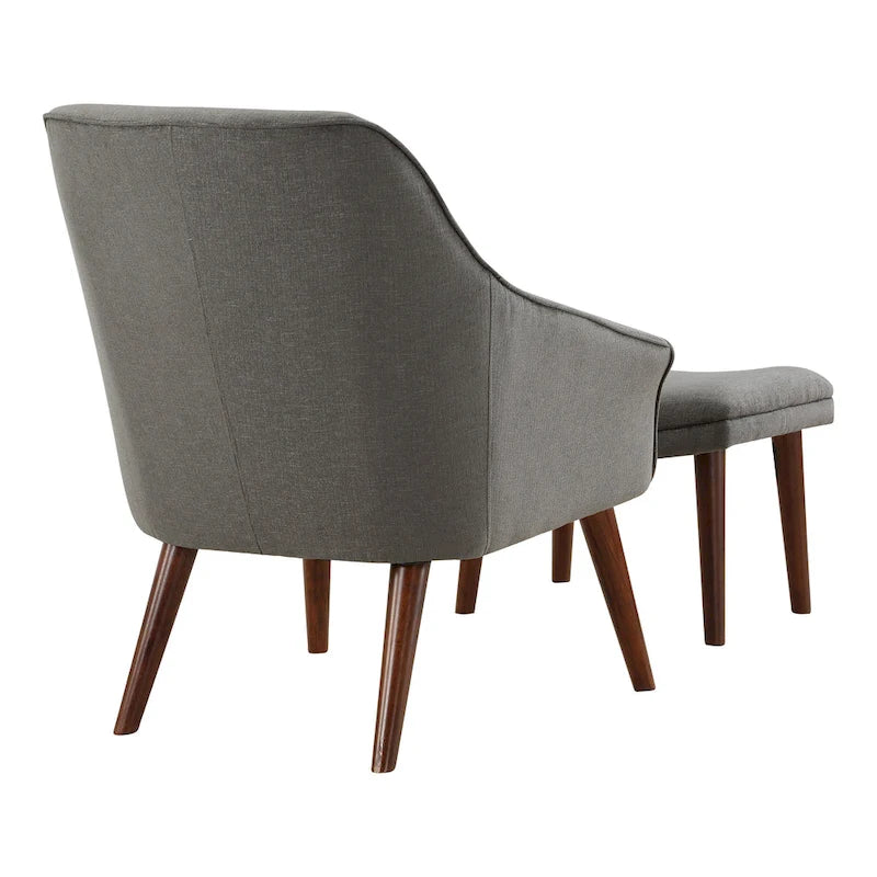 Fauteuil et repose-pieds