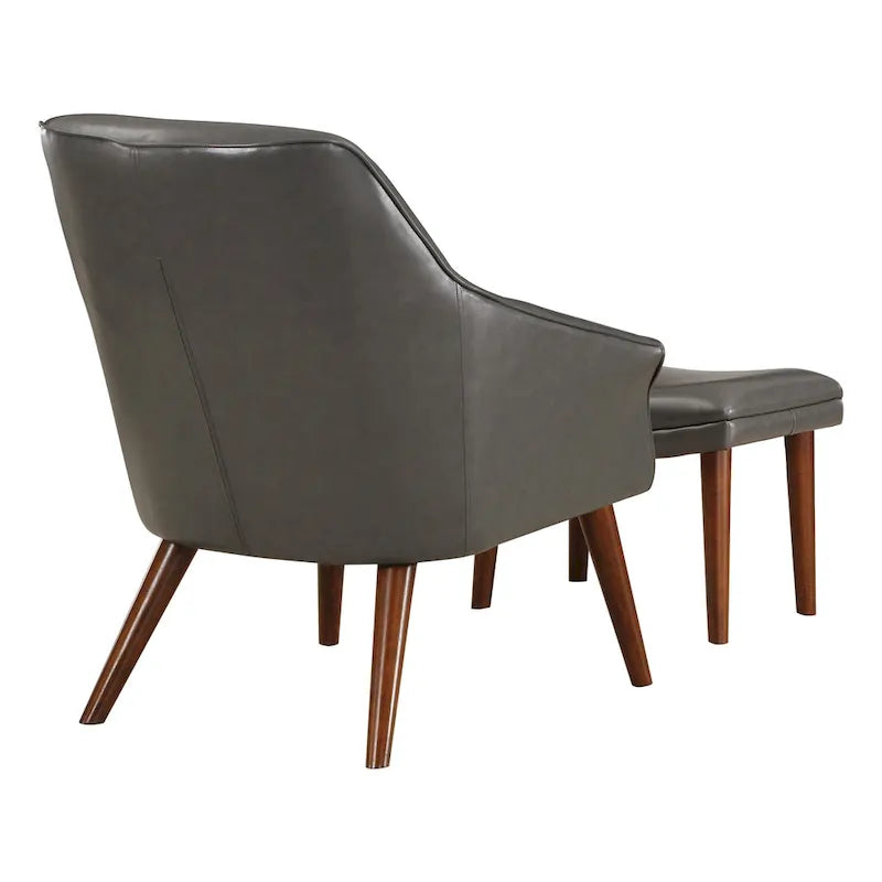 Fauteuil et repose-pieds