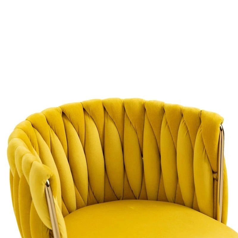 Chaise de salle à manger en velours au charme moderne
