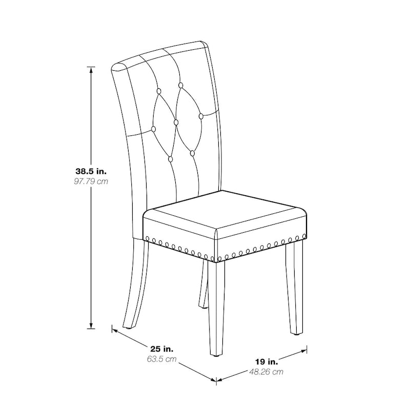 Chaises de salle à manger (lot de 2)