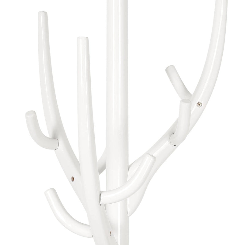 Porte-manteau sur pied en forme de branche réglable — Porte-manteau et porte-chapeaux en bois d'hévéa