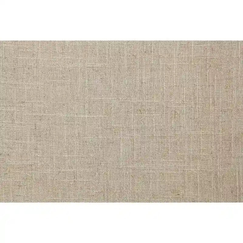 Chaise de salle à manger moderne tapissée de tissu ivoire