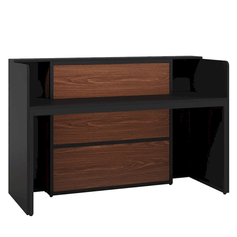 Bureau d'accueil avec cloison individuelle