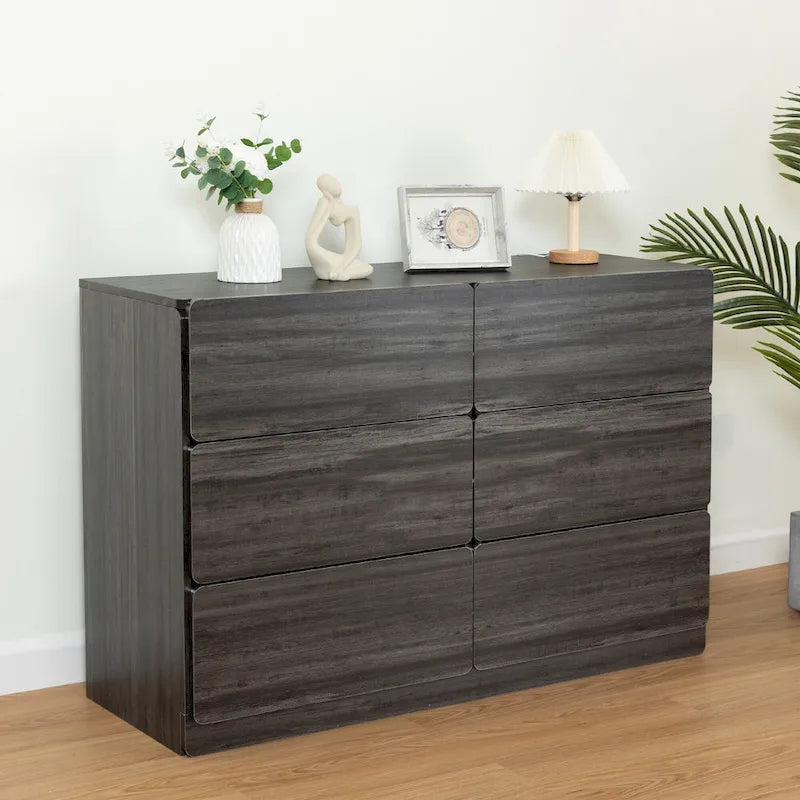 Commode à 6 tiroirs de 119 cm de large