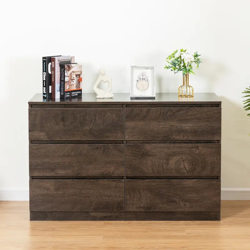 Commode à 6 tiroirs de 119 cm de large