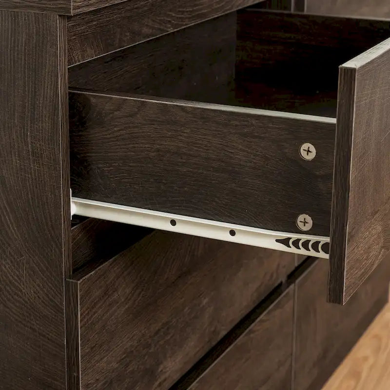 Commode à 6 tiroirs de 119 cm de large