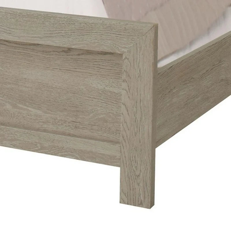 Tête de lit capitonnée avec finition gris clair