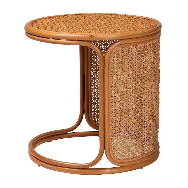 Table d'appoint en rotin