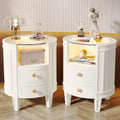 Table de chevet à deux tiroirs pour chambre/salon