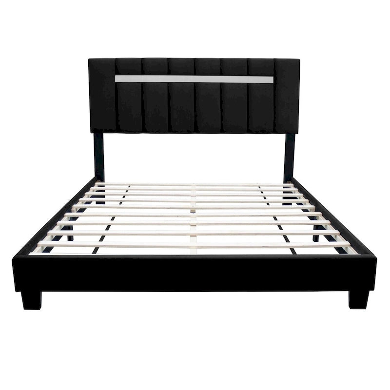 Cadre de lit en velours queen size, un favori parmi les jeunes filles
