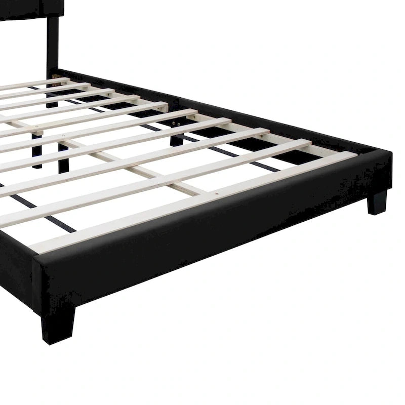 Cadre de lit en velours queen size, un favori parmi les jeunes filles