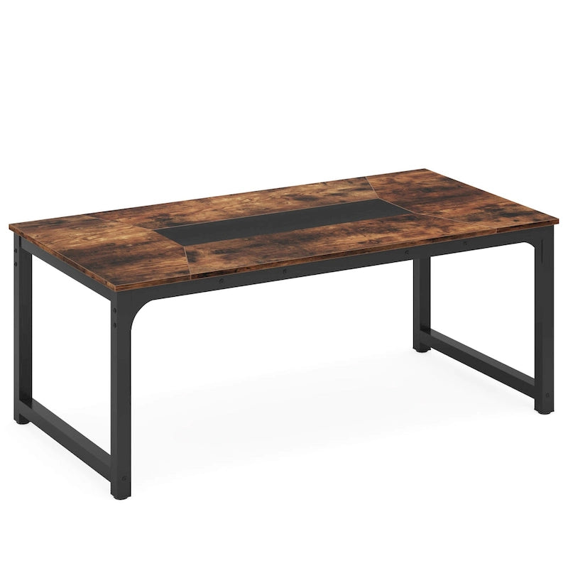 Table à manger rectangulaire moderne de 79 pouces