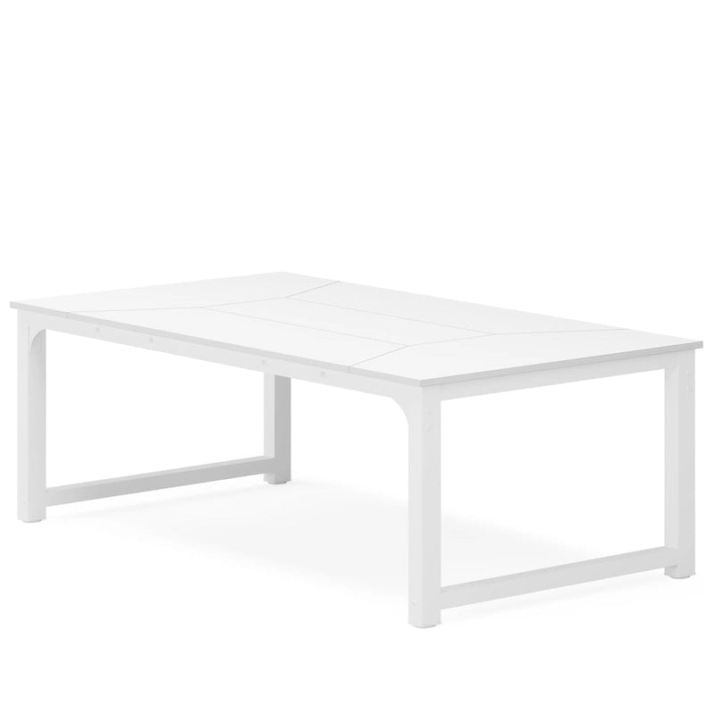 Table à manger rectangulaire moderne de 79 pouces