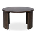 Petite table basse ovale — Marron foncé