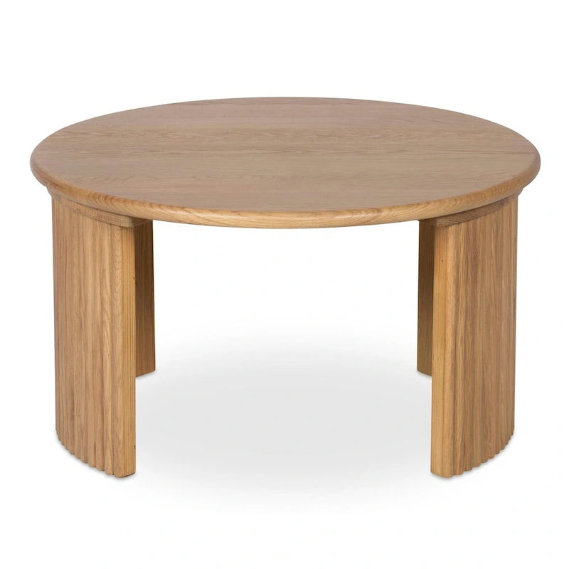 Petite table basse ovale — Marron foncé