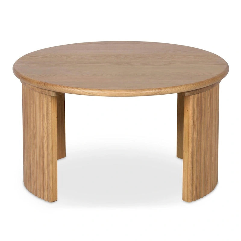Petite table basse ovale — Marron foncé
