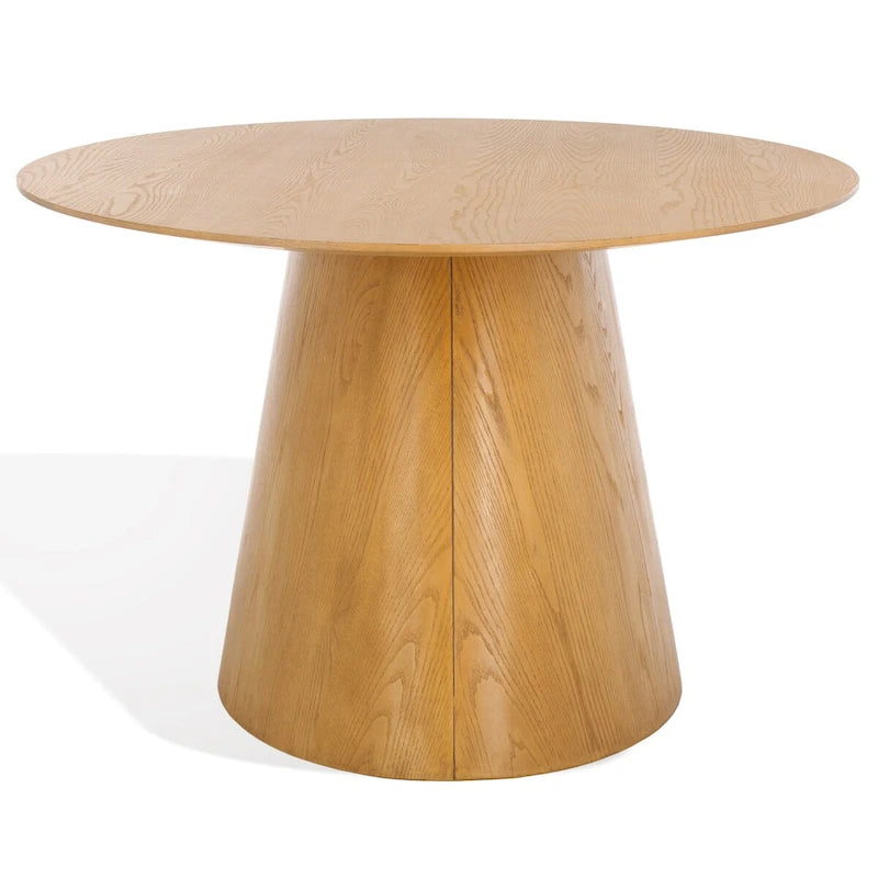 Table de salle à manger ovale en bois de 79 pouces