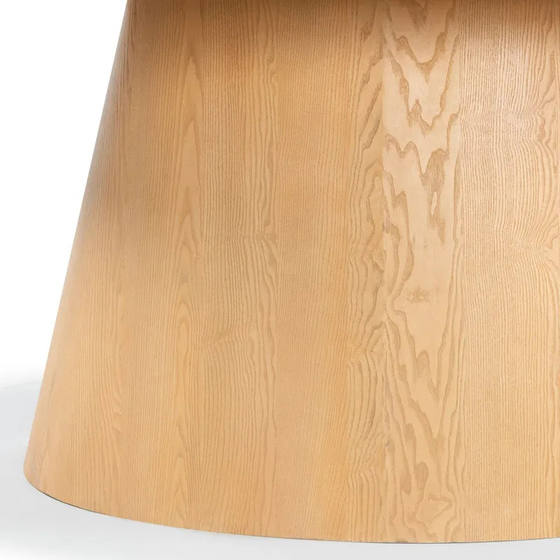 Table de salle à manger ovale en bois de 79 pouces